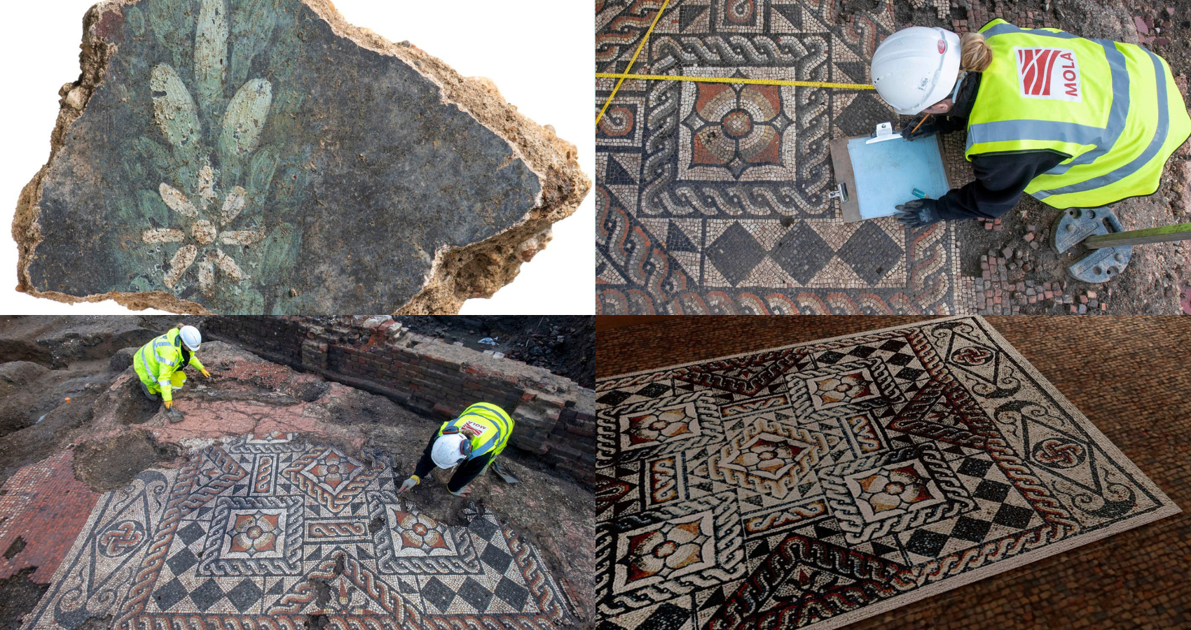 Large Roman Mosaic Discovered in Central London