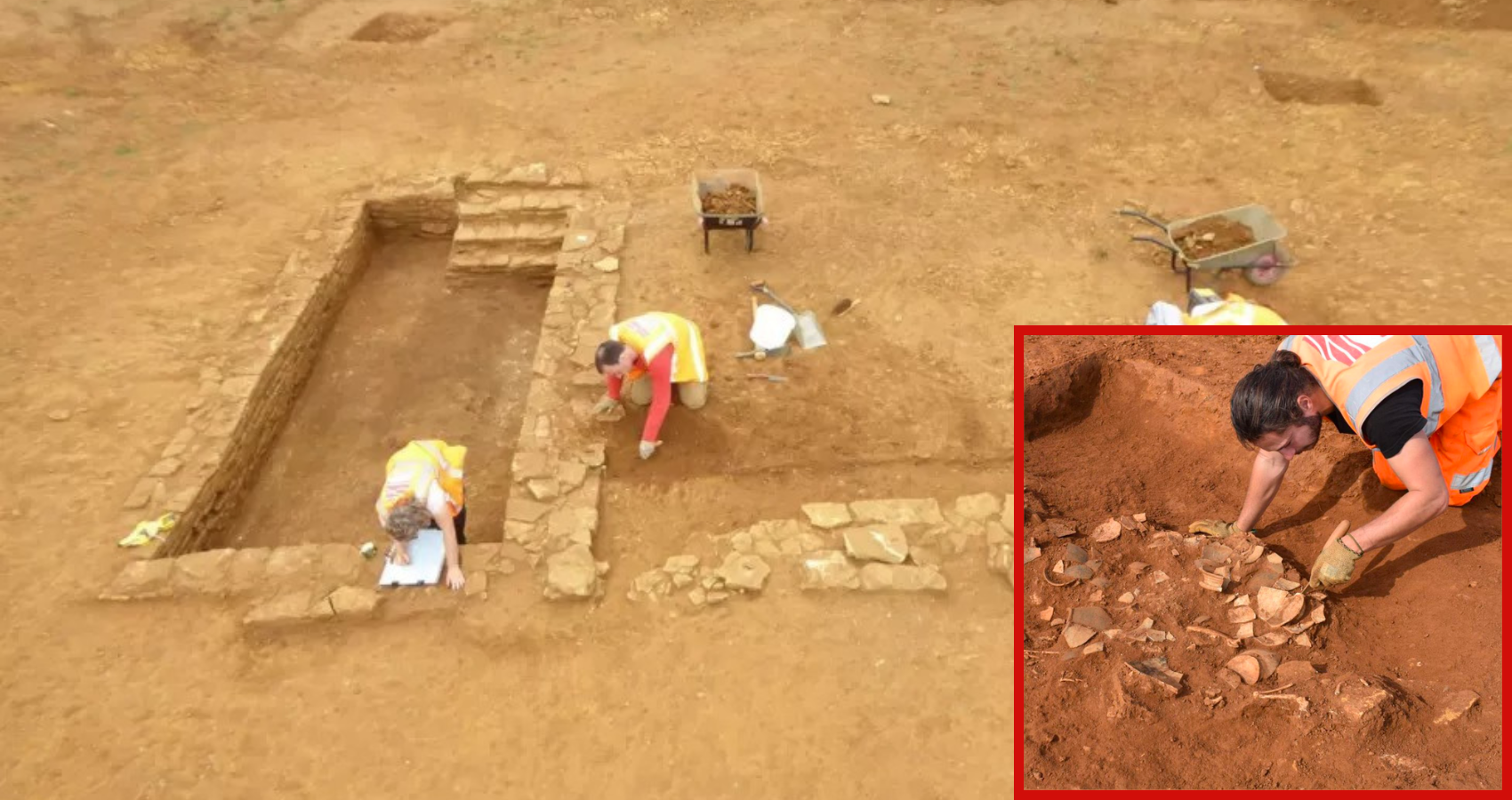 Archaeologists discover Roman ‘ritual centre’ at Overstone