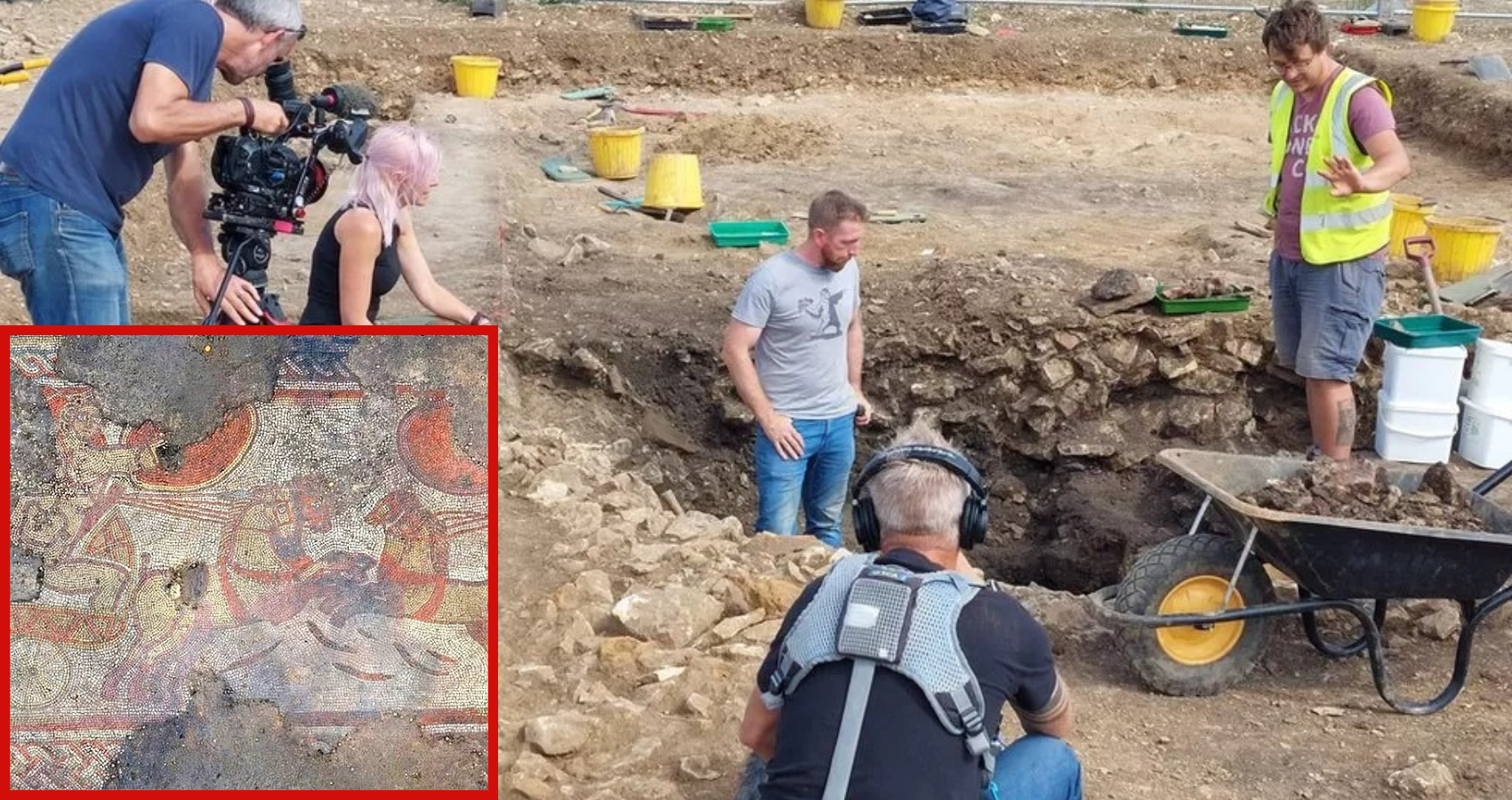 Iron Age shield and Roman finds on BBC Two’s Digging for Britain