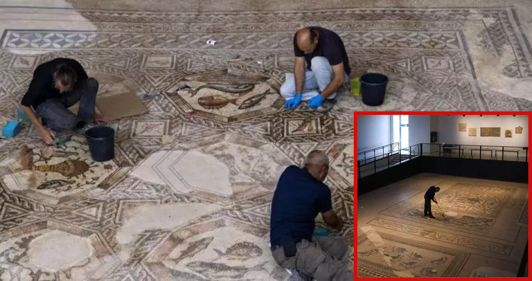 Stunning Roman mosaics return to new Israeli museum