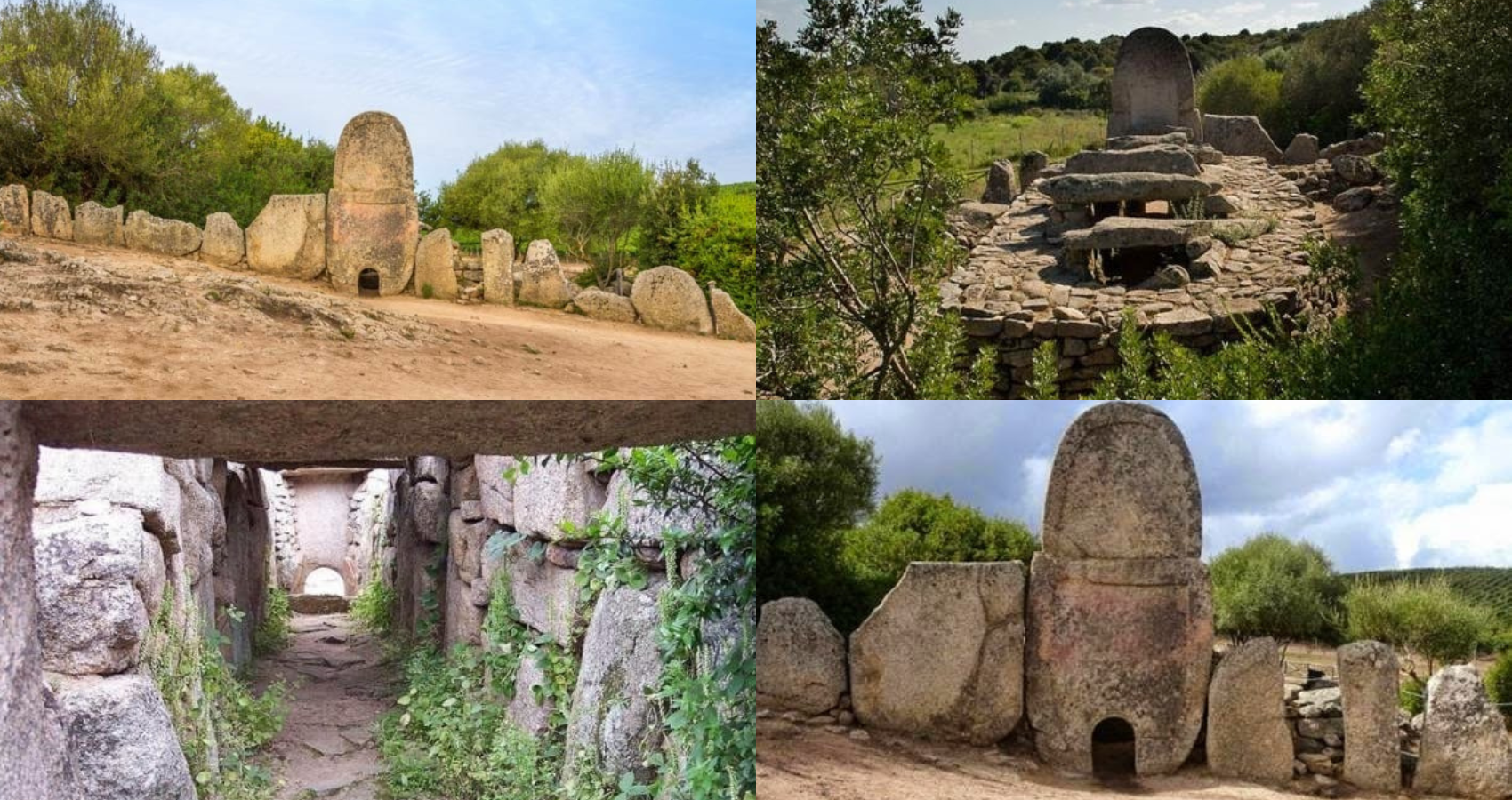 The Coddu Vecchiu Megalithic Tombs Of Giants