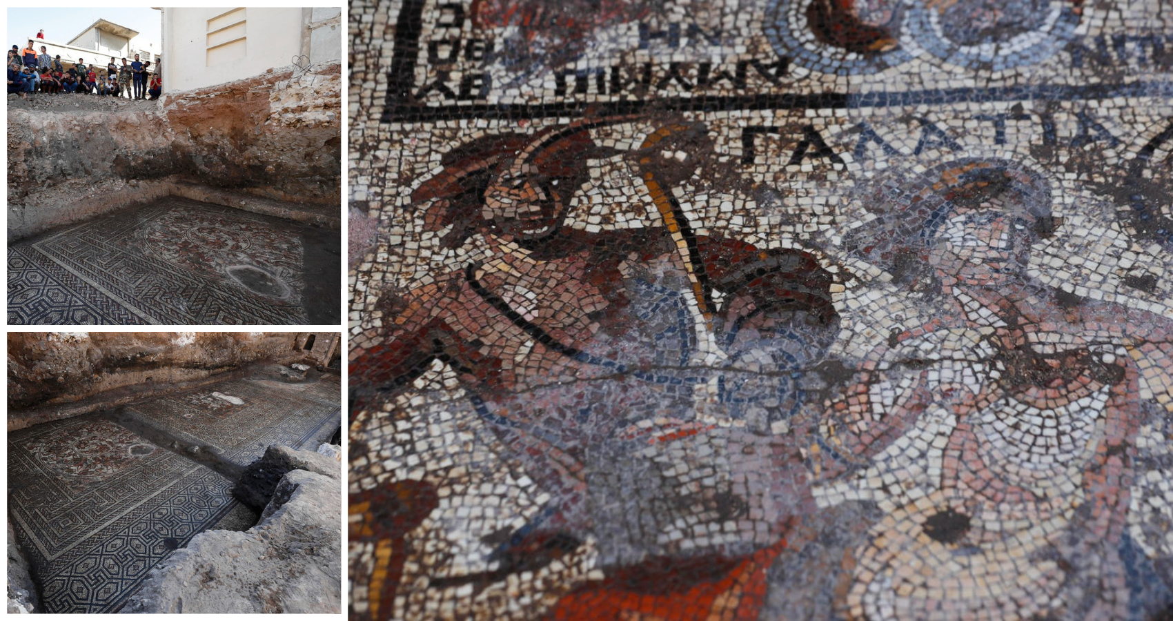 Massive “rare” ancient Roman mosaic, “rich in details,” unearthed in Syria