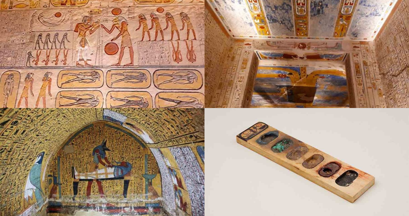 Ancient Egyptian Painter Left Behind His Palette and the Paint Has Survived!
