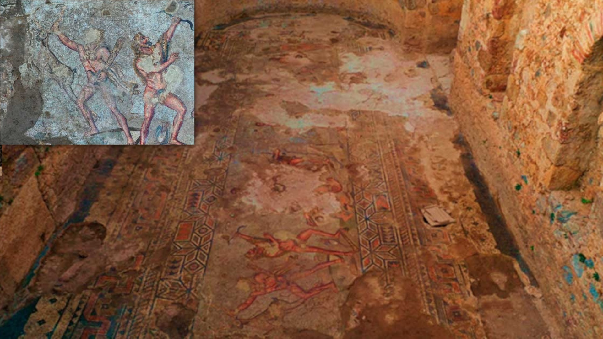 Massive Mosaic Depicting the 12 Labors of Heracles Unearthed in Turkey
