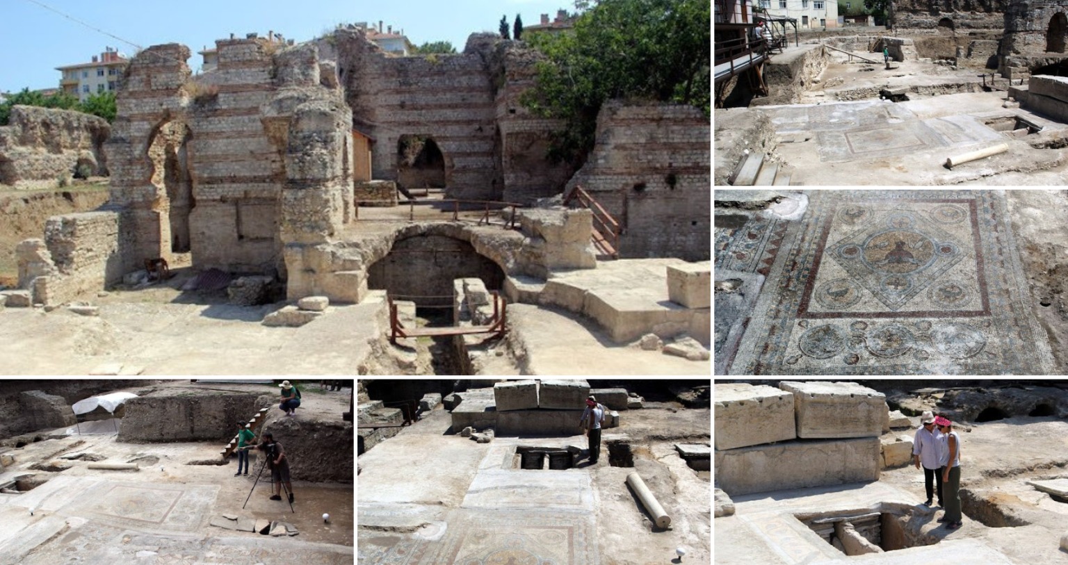 Roman-Era Baths, Mosaics Unearthed In Turkey’s North