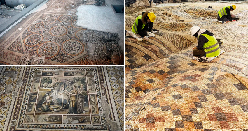 Discovering Roman mosaics