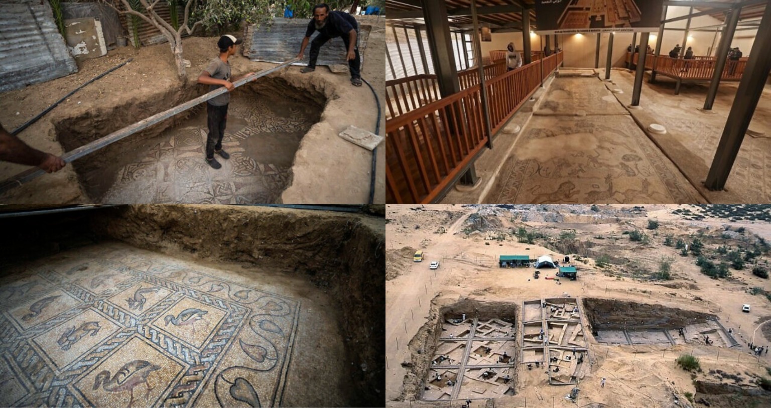 Unearthed Byzantine mosaic hailed as one of Gaza’s greatest archaeological treasures