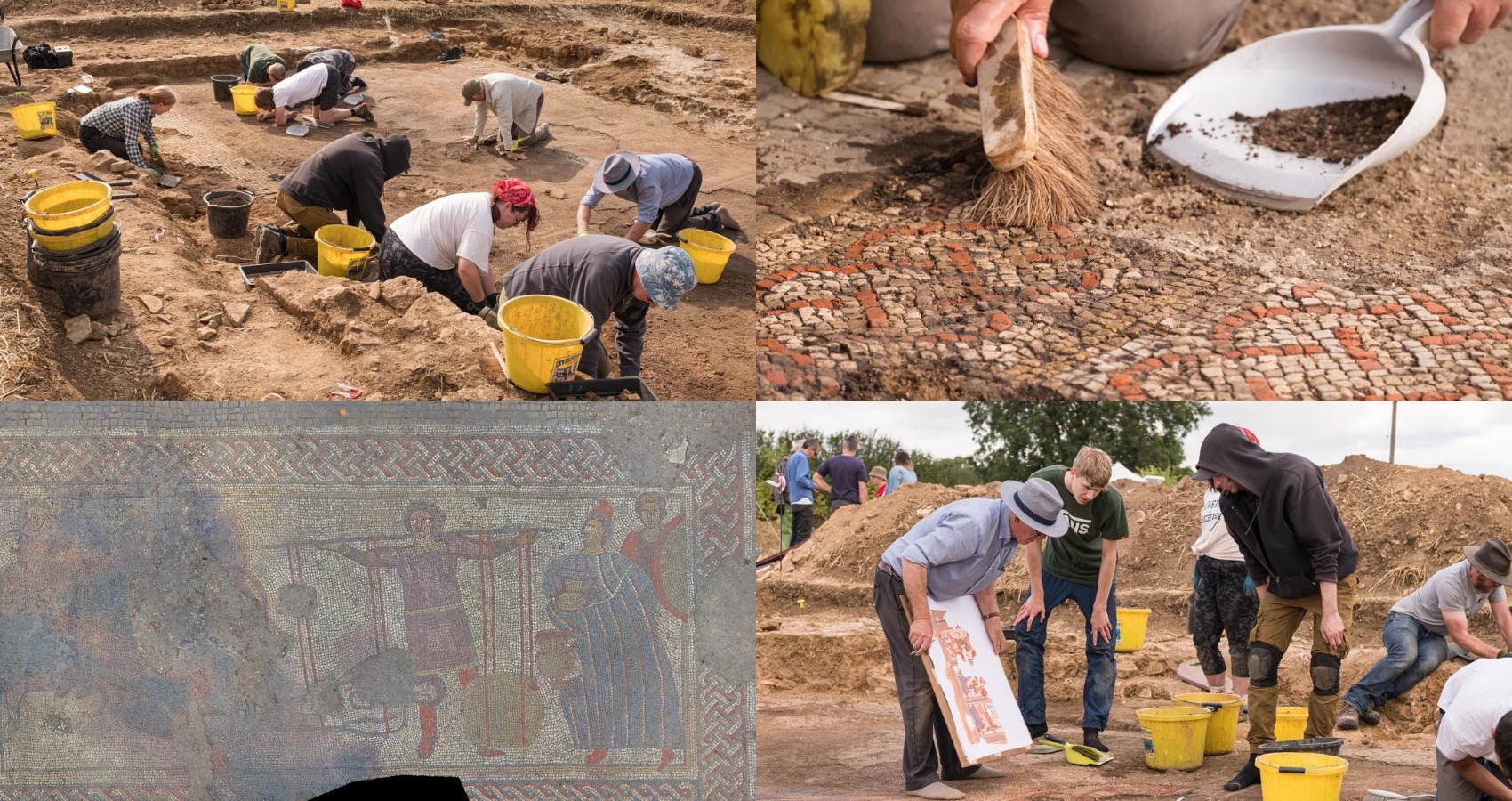 First they found a dead king’s body. Now they’ve uncovered an ancient mosaic