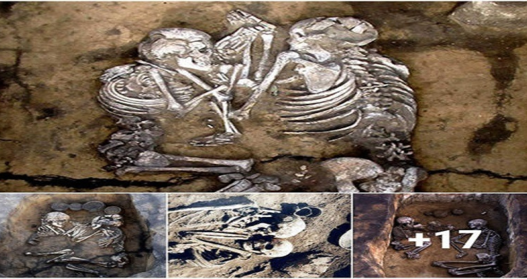 The secret behind the hug of 2 ancient skeletons buried Andronovo makes archaeologists dare not touch