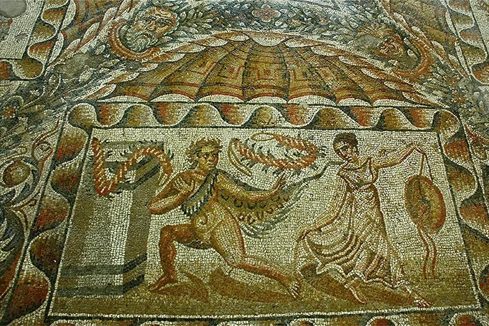 Ancient Poseidon mosaic found in Turkey’s Adana