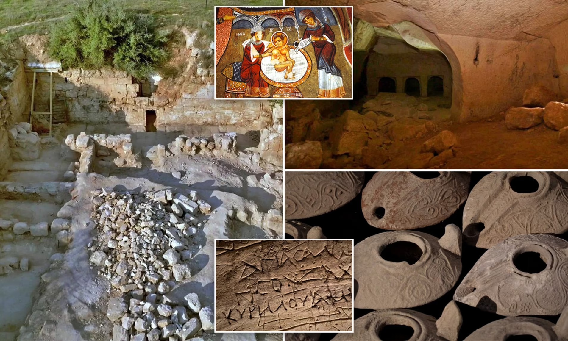2000-YEAR-OLD BURIAL CAVE LINKED TO SALOME FROM NATIVITY
