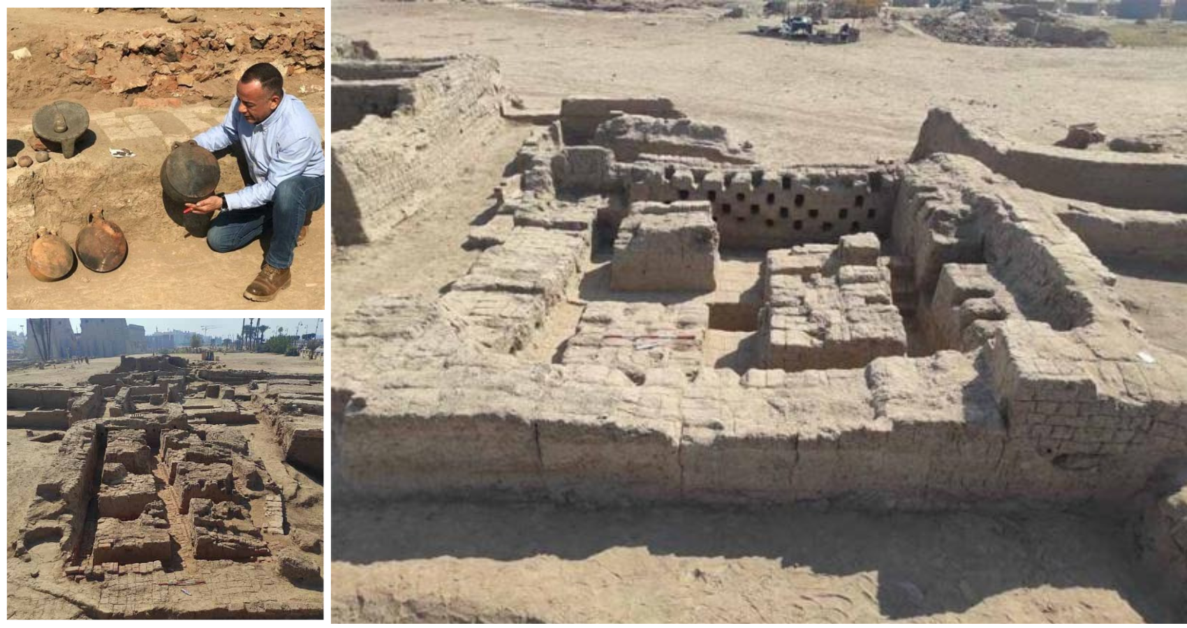 Complete Ancient Roman-Era City Discovered Near Luxor Temple in Egypt