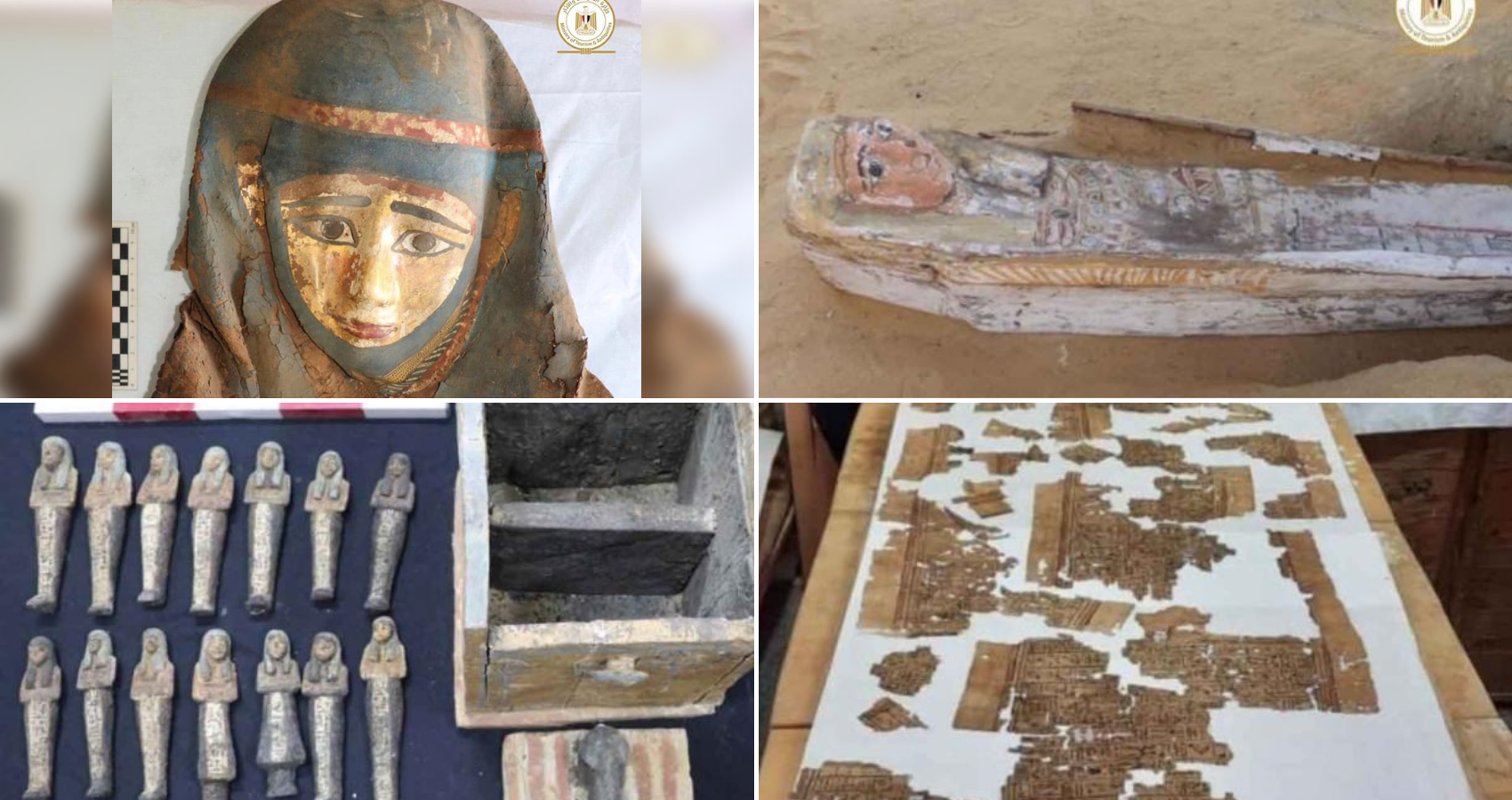 Major Discoveries of Coffins, Burial Shafts and Texts Made in Saqqara