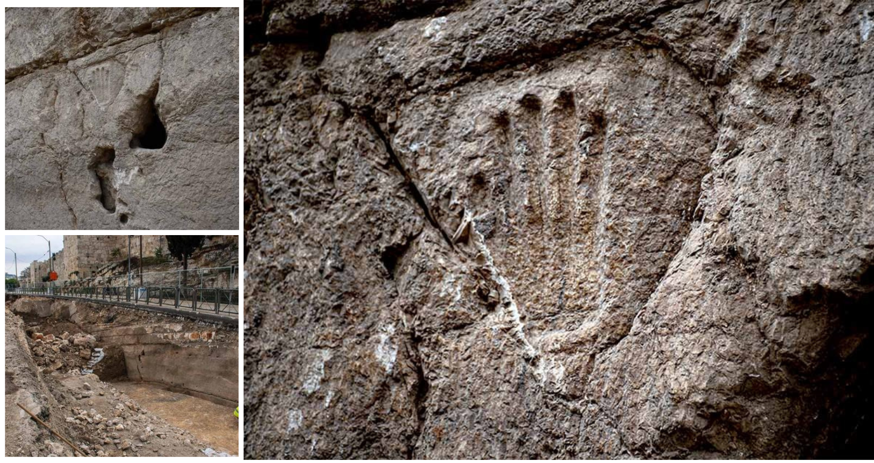 Mystery Ancient Handprint Discovered in Jerusalem, the City of God