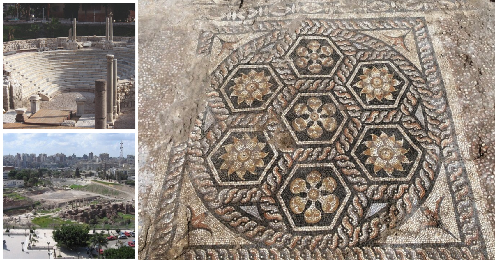 Well-Preserved Mosaic Floor Found in Roman Egypt