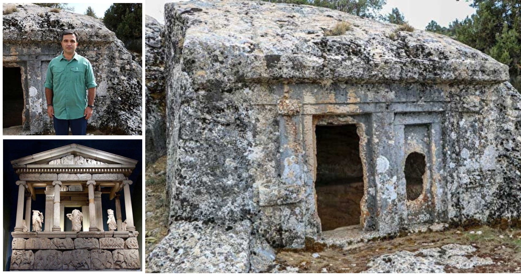 Looters Blast Open 2500-year-old Lycian Rock-cut Tombs in Turkey