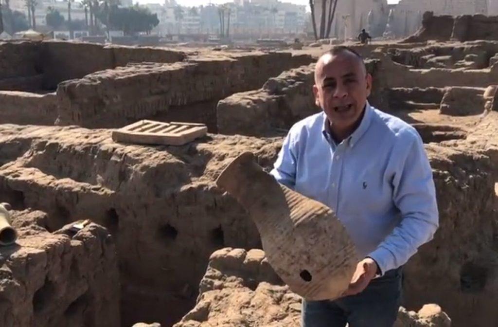 REMAINS OF ROMAN CITY FOUND IN LUXOR