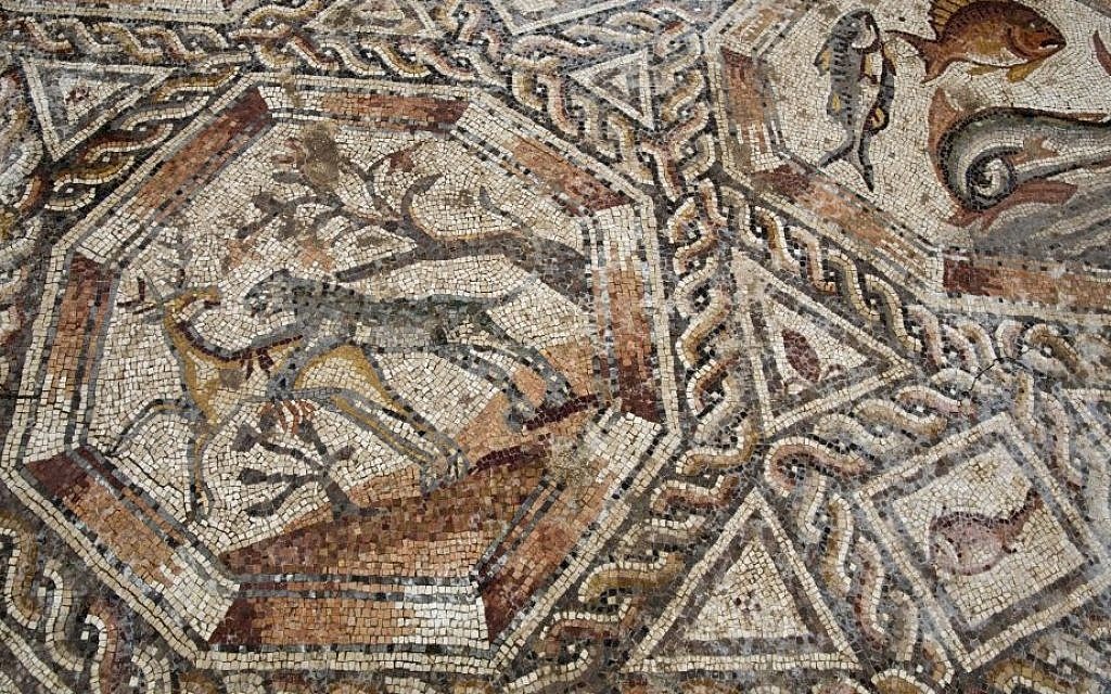 ORNATE COLLECTION OF MOSAICS UNCOVERED NEAR JERICHO
