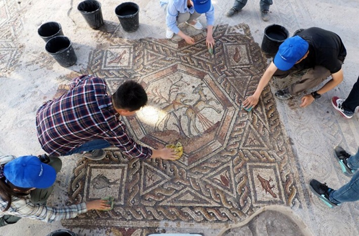 1500-Year-Old Mosaic Saved in illegal Excavation Operation